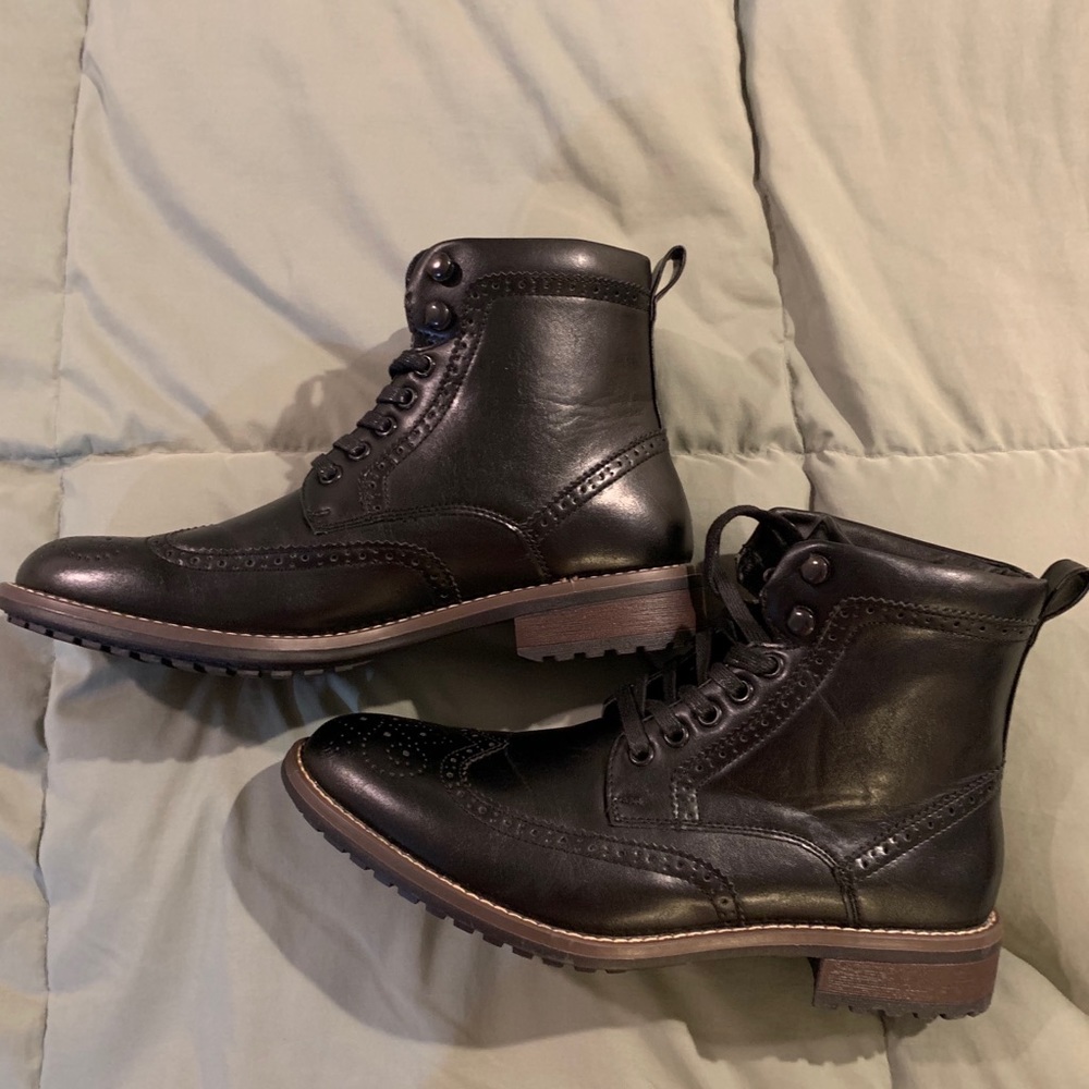 Vincent Cavallo Black Oxfords 8.5 new without box.